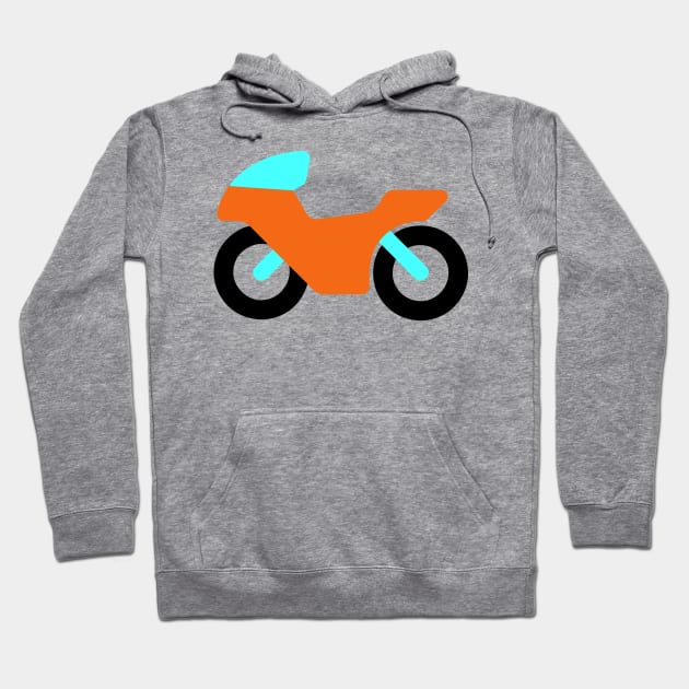 Motorcycle Emoticon Hoodie by AnotherOne